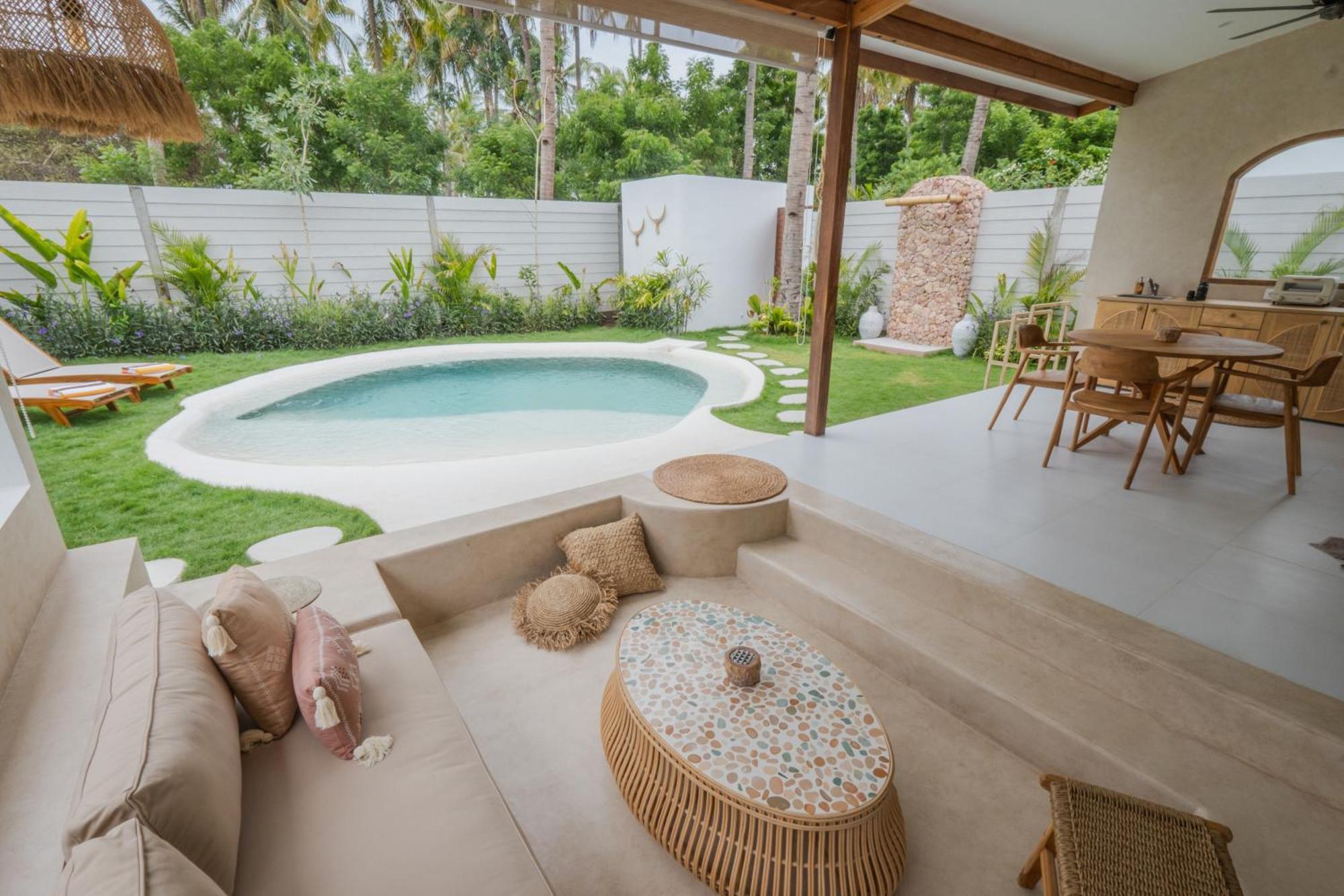 Gili Boho Villas - Aesthetic Private Pool Villas Gili Trawangan Buitenkant foto