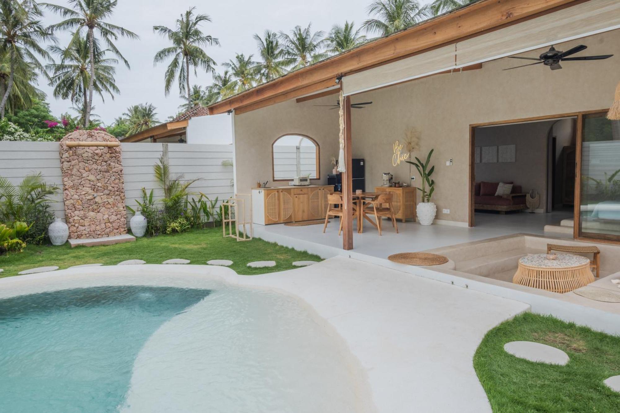 Gili Boho Villas - Aesthetic Private Pool Villas Gili Trawangan Buitenkant foto